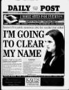Liverpool Daily Post Wednesday 12 November 1997 Page 1