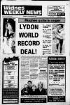 Widnes Weekly News and District Reporter Thursday 23 January 1986 Page 1