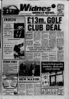 Widnes Weekly News and District Reporter Thursday 09 March 1989 Page 1