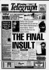 Derby Daily Telegraph Wednesday 15 January 1992 Page 1