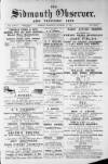 Sidmouth Observer Wednesday 12 September 1888 Page 1