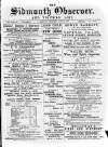 Sidmouth Observer Wednesday 12 June 1889 Page 1