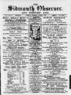 Sidmouth Observer Wednesday 02 October 1889 Page 1