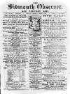 Sidmouth Observer Wednesday 23 October 1889 Page 1