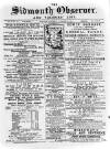 Sidmouth Observer Wednesday 13 November 1889 Page 1