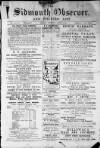 Sidmouth Observer Wednesday 01 January 1890 Page 1