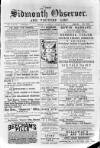 Sidmouth Observer Wednesday 22 January 1890 Page 1