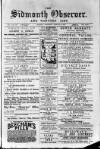 Sidmouth Observer Wednesday 12 February 1890 Page 1
