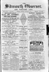 Sidmouth Observer Wednesday 25 February 1891 Page 1