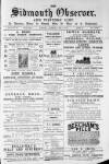 Sidmouth Observer Wednesday 04 May 1892 Page 1