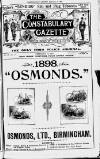 Constabulary Gazette (Dublin) Saturday 12 February 1898 Page 1