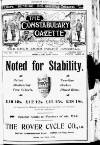 Constabulary Gazette (Dublin) Saturday 03 January 1903 Page 1