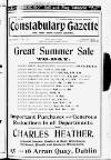 Constabulary Gazette (Dublin) Saturday 29 July 1905 Page 1
