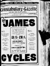 Constabulary Gazette (Dublin) Saturday 07 March 1908 Page 1
