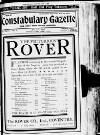 Constabulary Gazette (Dublin) Saturday 09 May 1908 Page 1