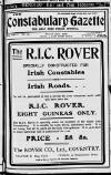 Constabulary Gazette (Dublin) Saturday 29 August 1908 Page 1