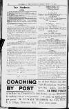 Constabulary Gazette (Dublin) Saturday 26 February 1910 Page 10
