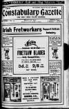 Constabulary Gazette (Dublin) Saturday 05 March 1910 Page 1
