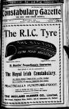 Constabulary Gazette (Dublin) Saturday 19 March 1910 Page 1