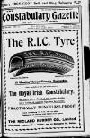 Constabulary Gazette (Dublin) Saturday 09 July 1910 Page 1