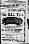 Constabulary Gazette (Dublin) Saturday 21 January 1911 Page 1