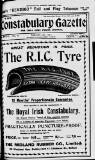 Constabulary Gazette (Dublin) Saturday 04 February 1911 Page 1