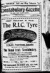Constabulary Gazette (Dublin) Saturday 04 March 1911 Page 1