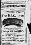 Constabulary Gazette (Dublin) Saturday 01 April 1911 Page 1