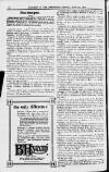 Constabulary Gazette (Dublin) Saturday 22 April 1911 Page 14