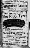 Constabulary Gazette (Dublin) Saturday 29 April 1911 Page 1