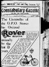 Constabulary Gazette (Dublin) Saturday 01 July 1911 Page 1