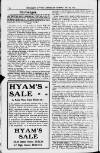 Constabulary Gazette (Dublin) Saturday 29 July 1911 Page 14
