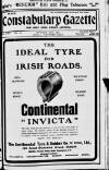 Constabulary Gazette (Dublin) Saturday 25 November 1911 Page 1