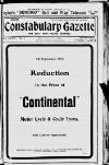 Constabulary Gazette (Dublin) Saturday 27 September 1913 Page 1