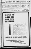 Constabulary Gazette (Dublin) Saturday 21 August 1915 Page 1