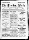 Trotting World and Horse Review Saturday 13 September 1902 Page 1