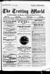 Trotting World and Horse Review Saturday 29 November 1902 Page 1
