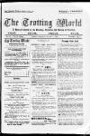 Trotting World and Horse Review Saturday 01 August 1903 Page 1
