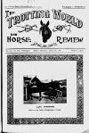 Trotting World and Horse Review Saturday 19 August 1905 Page 1