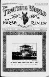 Trotting World and Horse Review Saturday 30 September 1905 Page 1