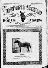 Trotting World and Horse Review Saturday 02 March 1907 Page 1