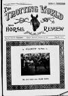 Trotting World and Horse Review Saturday 25 January 1908 Page 1
