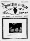 Trotting World and Horse Review Saturday 19 November 1910 Page 1