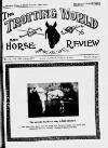 Trotting World and Horse Review Saturday 04 February 1911 Page 1
