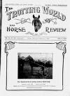 Trotting World and Horse Review Saturday 01 February 1919 Page 1