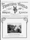 Trotting World and Horse Review Saturday 08 February 1919 Page 1