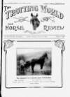 Trotting World and Horse Review Saturday 22 March 1919 Page 1