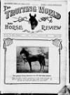 Trotting World and Horse Review Saturday 25 December 1920 Page 1