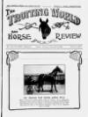 Trotting World and Horse Review Saturday 24 December 1921 Page 1