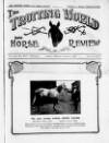 Trotting World and Horse Review Saturday 07 January 1922 Page 1